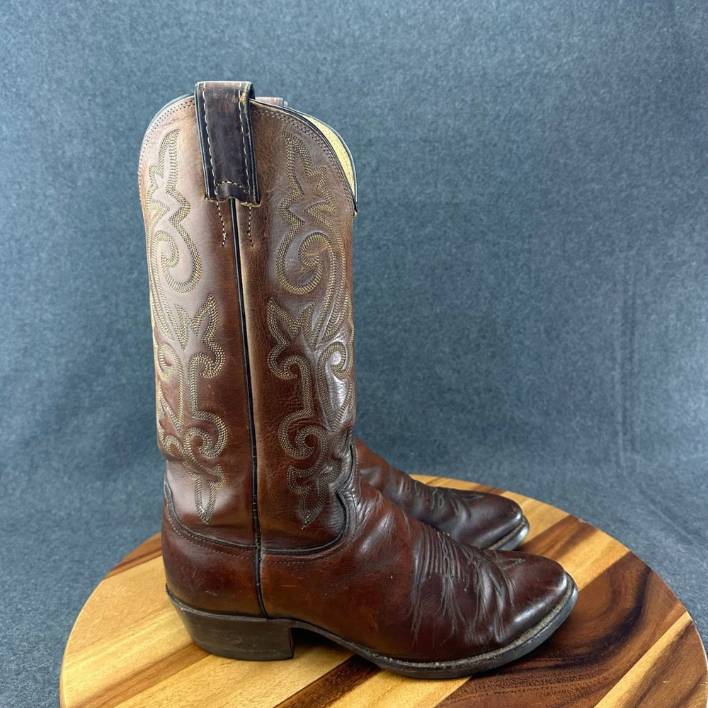 Justin Boots 2253 Buck Bay Apache Western Rodeo Mens Cowboy Boots 8.5D
